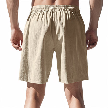 Leichte Strandshorts aus Leinenmischung für Herren – Relaxed Fit 5-Zoll-Freizeitshorts | WW-2 
