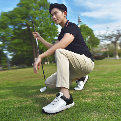 Chaussures de golf imperméables et respirantes pour hommes, chaussures de marche professionnelles antidérapantes | D530