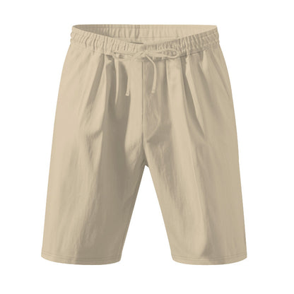 Leichte Strandshorts aus Leinenmischung für Herren – Relaxed Fit 5-Zoll-Freizeitshorts | WW-2 