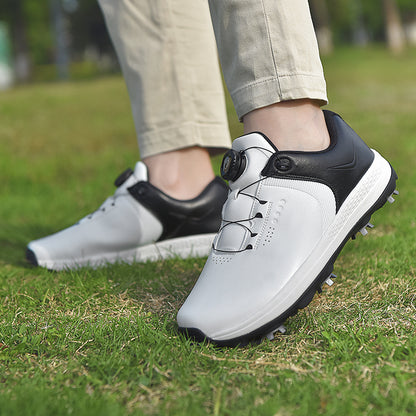 Chaussures de golf imperméables et respirantes pour hommes, chaussures de marche professionnelles antidérapantes | D530