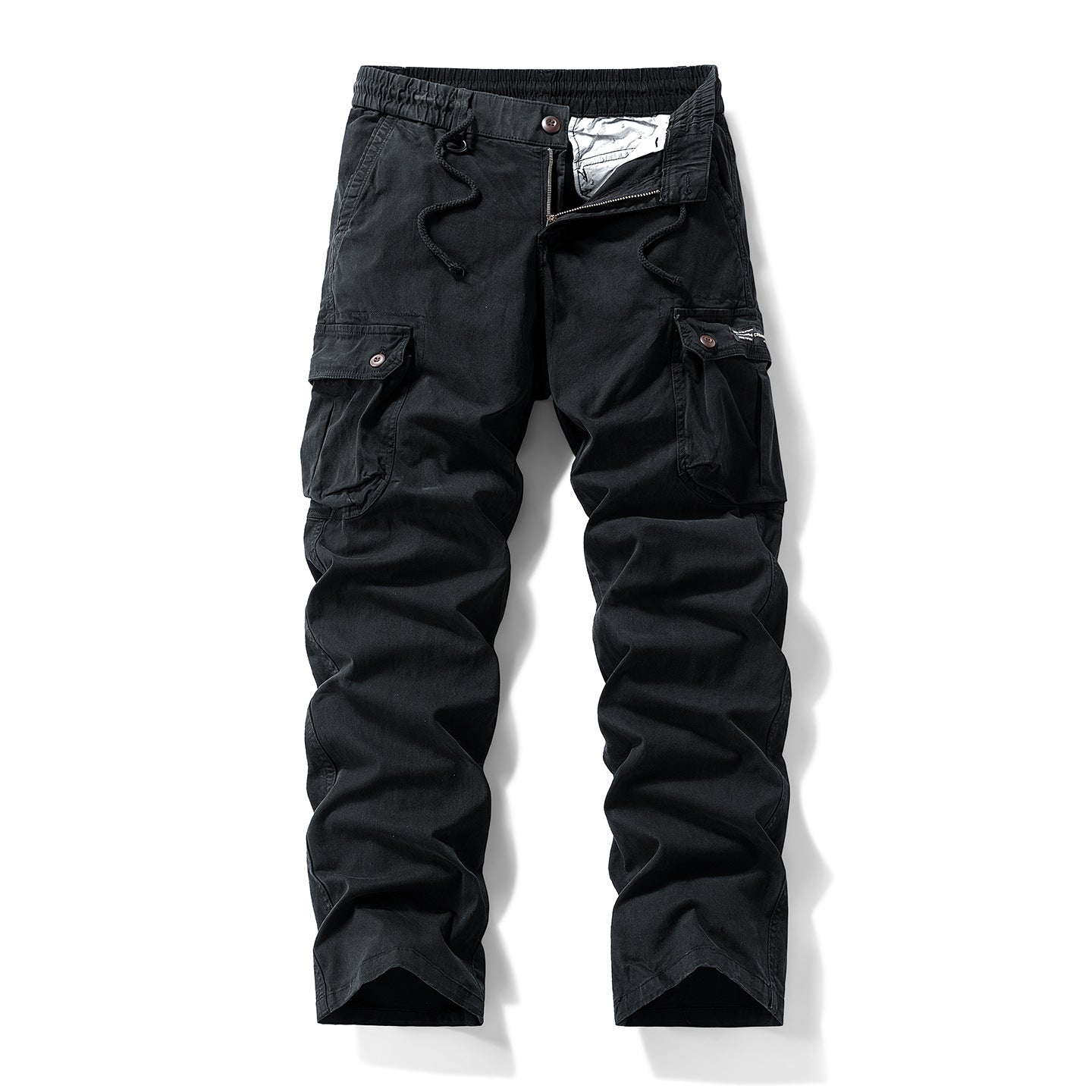 G-Stone Multi-Pocket Cotton Cargo Pants | Men‘s Outdoor Tactical Trousers | Relaxed Straight Leg Hiking & Work Pants | 8558