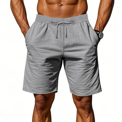 Leichte Strandshorts aus Leinenmischung für Herren – Relaxed Fit 5-Zoll-Freizeitshorts | WW-2 