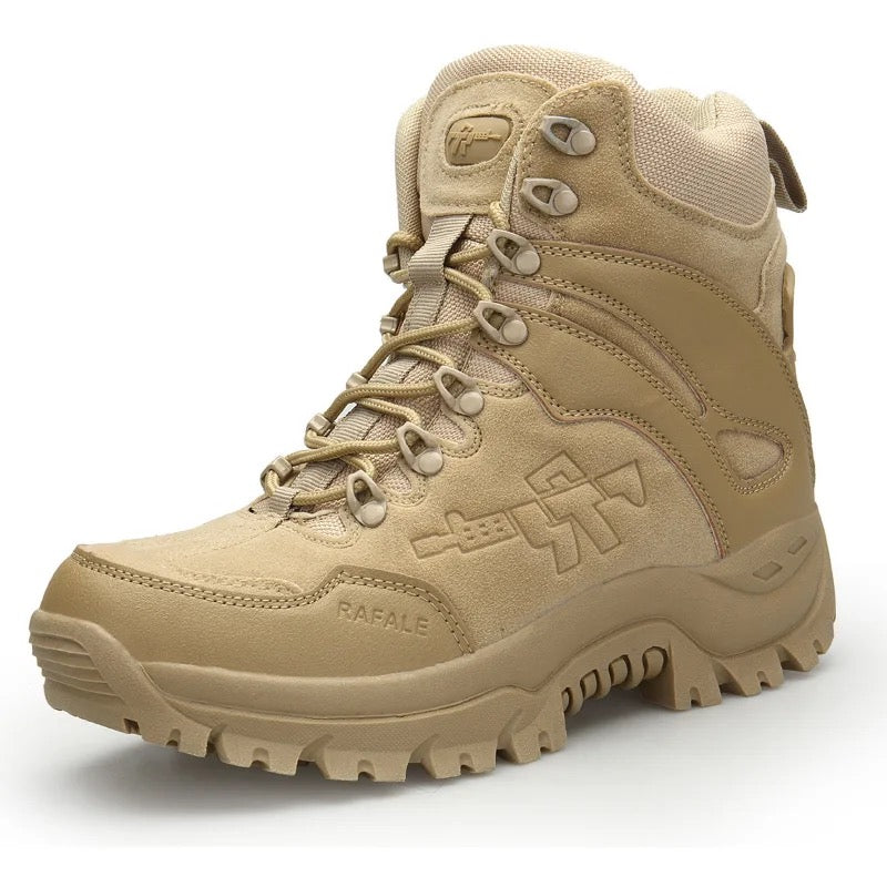 Hohe Mil-Com-Stiefel mit seitlichem Reißverschluss | Armee-Sicherheitsschuhe | A09