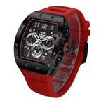Luxus-Herrenuhr in Weinfassform, wasserdicht, vollautomatisch, mechanisch | G5867 