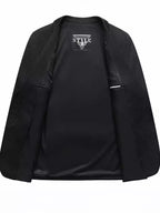 Men's Plus Size Casual Blazer | Stretch & Non-Iron Checkered Sport Coat | Oversized Comfort Fit Jacket for Big Gentlemen | XKX-Q5573