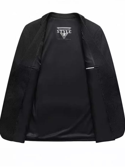 Men's Plus Size Casual Blazer | Stretch & Non-Iron Checkered Sport Coat | Oversized Comfort Fit Jacket for Big Gentlemen | XKX-Q5573