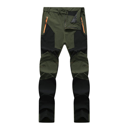 Pantaloni da uomo traspiranti impermeabili da trekking all'aperto arrampicata sottili elastici pantaloni ad asciugatura rapida | S11111 