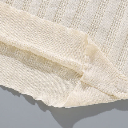 Hochwertiges Sommer-Strick-Kurzarm-Poloshirt für Herren, bequem und atmungsaktiv | POLO1 