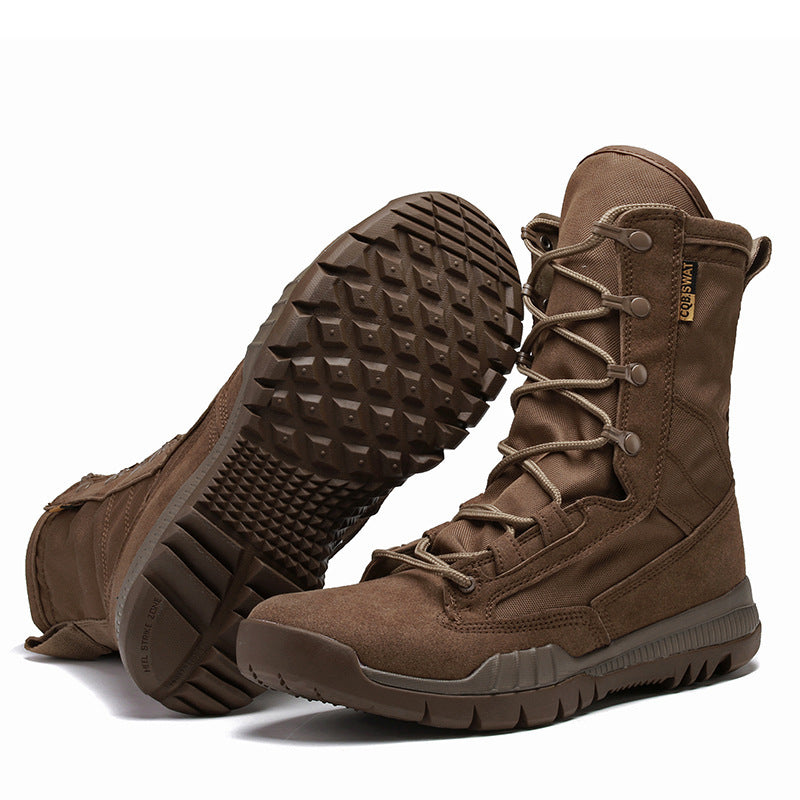 Men's Military Tactical Boots | Outdoor Combat Desert Boots | Slip-Resistant Hiking Work Boots | 31006