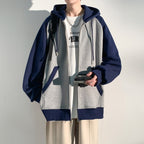 Lässige Strickjacke mit Reißverschluss für Herren, gewebtes Sport-Hoodie-Sweatshirt | JQN-3243 