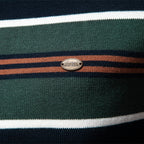 Winter-Rollkragenpullover aus Baumwolle mit Stehkragen, gerippter Business-Streifen für Herren | SW155 