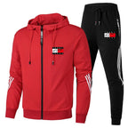 Herren Trainingsanzug | Reißverschluss Hoodies | Jogginghose Jogging-Set 