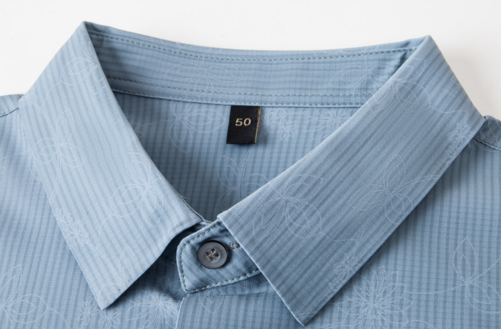 Herren Sommer Jacquard Strickcardigan – Leichtes &amp; Atmungsaktives Kurzarmshirt | 2568 