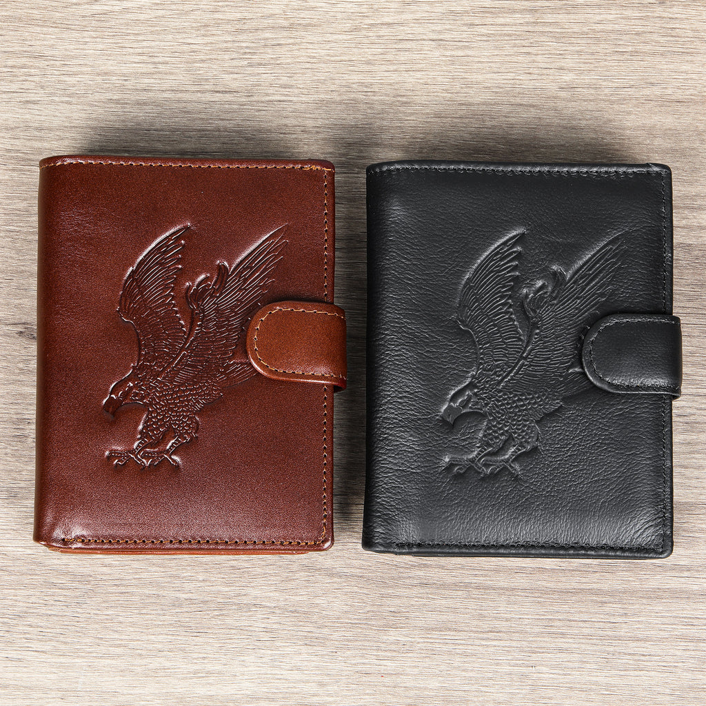 Antimagnetische RFID-blockierende Echtleder-Geldbörse für Herren, schmales Kartenetui und Geldbörse | 1131 