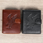 Antimagnetische RFID-blockierende Echtleder-Geldbörse für Herren, schmales Kartenetui und Geldbörse | 1131 