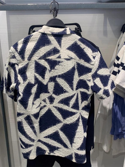 Designer-Baumwollhemd für Herren – Luxus-Stickerei Chemise Pour Homme | ZH-8328 