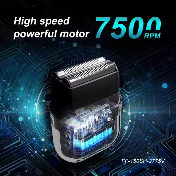 Pritech Tragbarer Mini-Elektrorasierer, wiederaufladbar über USB, wasserdicht, im Taschenformat für Reisende | RSM-2289 