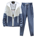 Herren Trainingsanzug Jogging Set 2-teilig Gym Fitness Winddicht Sweat Suit Jacken Set | TZ7801 