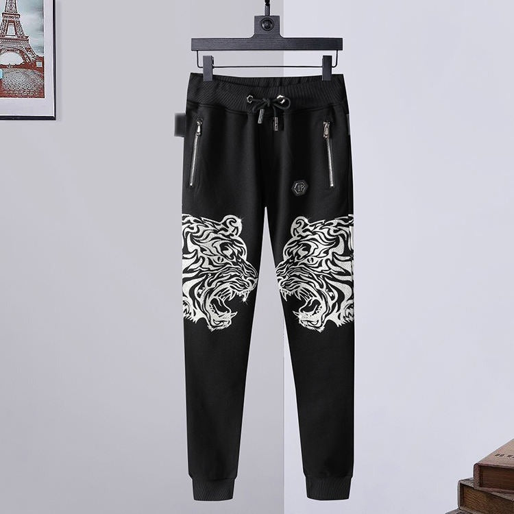 Herren Winter Stehkragen Freizeitanzug Reißverschluss Trendy Hot Diamond 3D Modeanzug | 895 