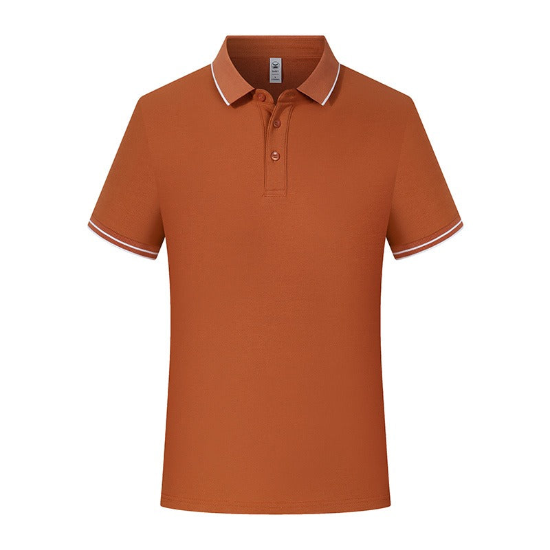 Men 100% Cotton Polo T-Shirt Short Sleeves Polo Shirt Tops |  JH-S6001