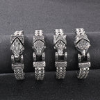Herren Wikinger Tierarmband Wolf, Adler, Schlange Edelstahlarmband | KB179515-MZOZ
