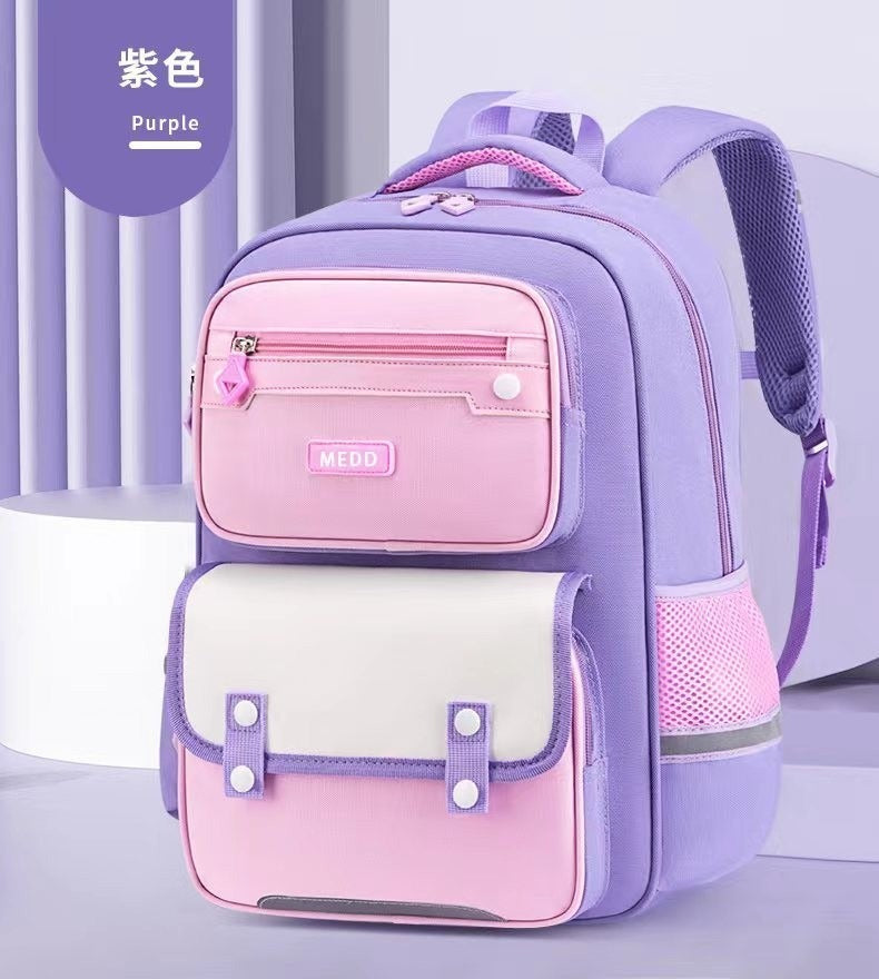 Sac à dos d'école pour enfants, sac d'étudiant en toile, sac pour ordinateur portable imperméable | 2819 