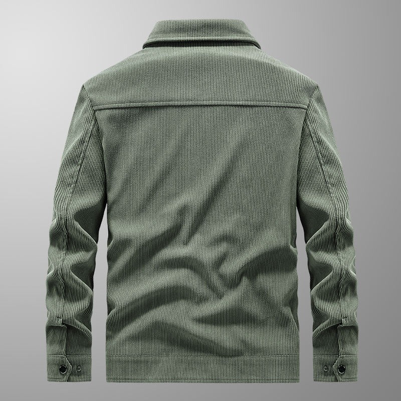 Herrenjacke Slim-Fit Mantel Cord Mode Lässige Bomberjacken für Männer | XX-1807 