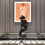 Resin Crafts Silence is Gold Elegante Büro- und Heimdekoration für Weinschränke und Schreibtische | CMSJ-W01 