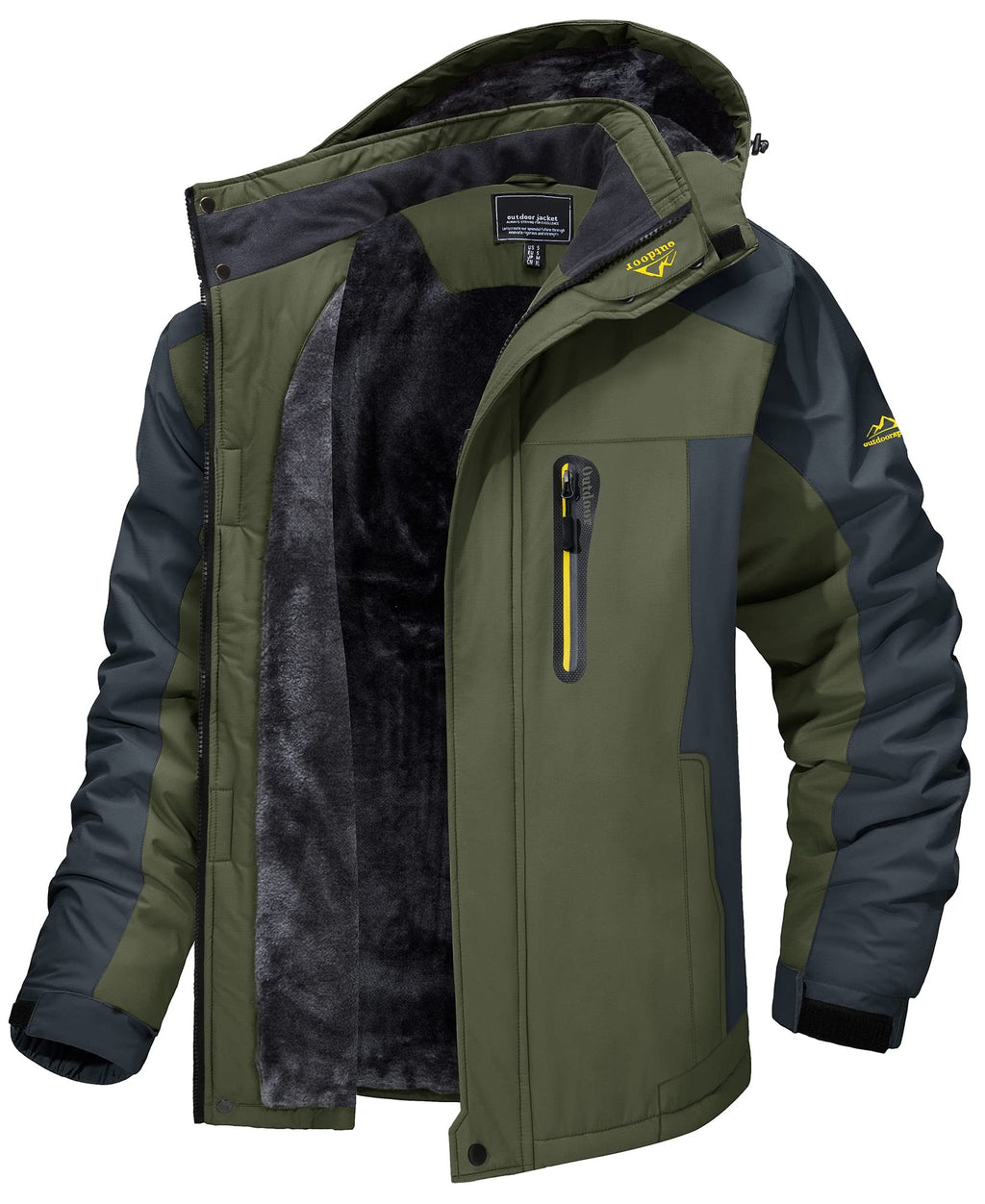 Herren Winter Skijacke Outdoor Wandern Snowboarden Camping Warme Fleece Heizung Windbreaker Jacke | 828
