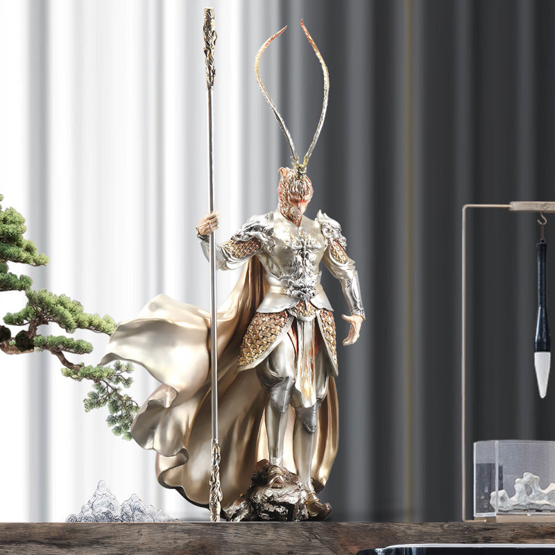High Quality Sun Wukong Victorious Fighting Buddha Resin Figurine Home Décor | zls000108