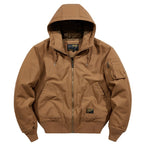 Herren Bomberjacke mit Kapuze Luxusjacke Motorrad Vintage Jacke | 8021 