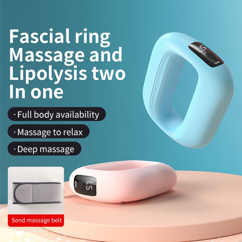Neues Taillen-Rückenmassagegerät, Ganzkörper-Schlankheitsmassagegerät, Vibrationsgürtel, Massagering | J15A 