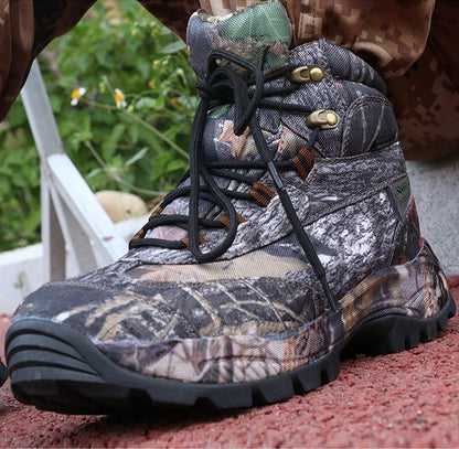 Bottes d'entraînement camouflage à fermeture éclair latérale pour hommes | Q3