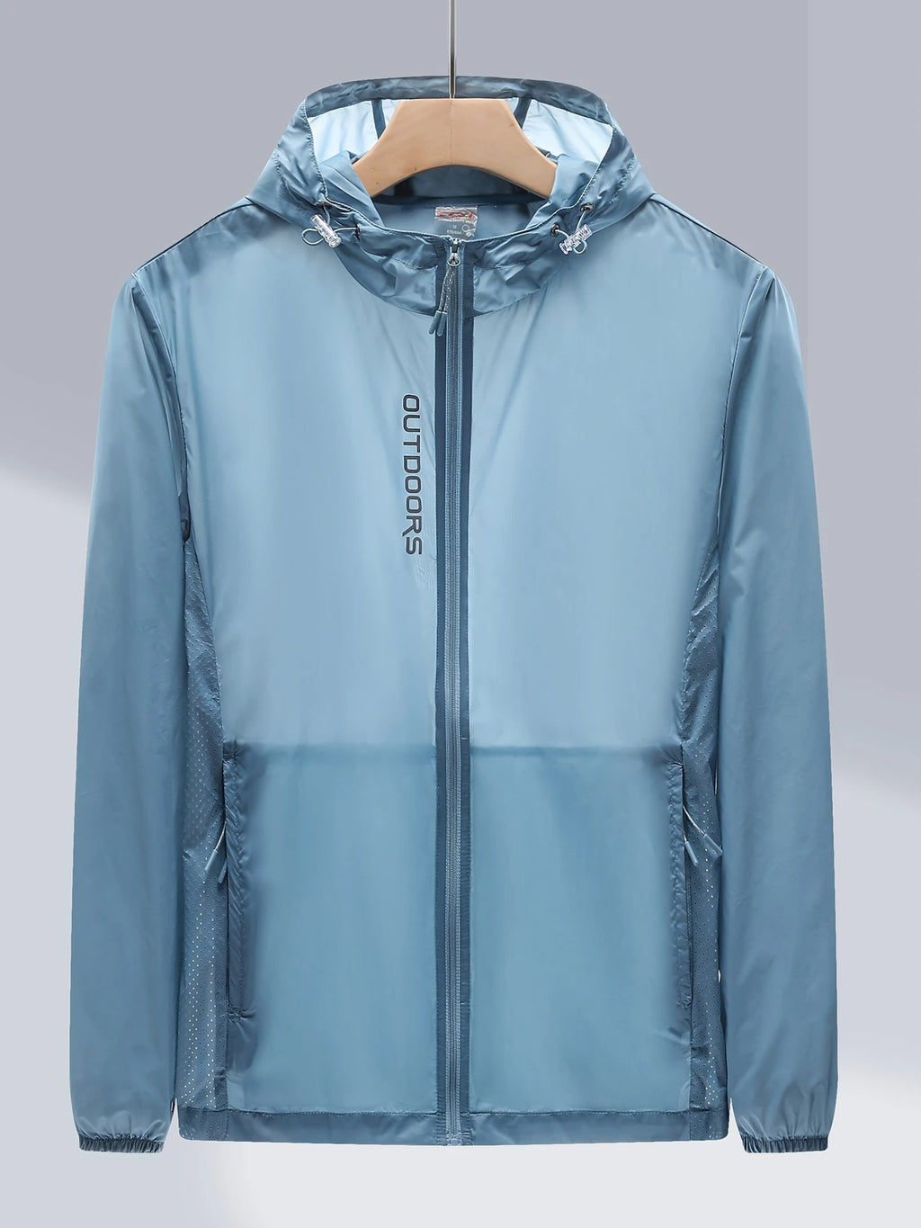 Herren-Sonnenkapuzenpullover mit LSF 50+ – Leichter Reißverschluss mit Taschen | Feuchtigkeitsableitend und atmungsaktiv | 2208