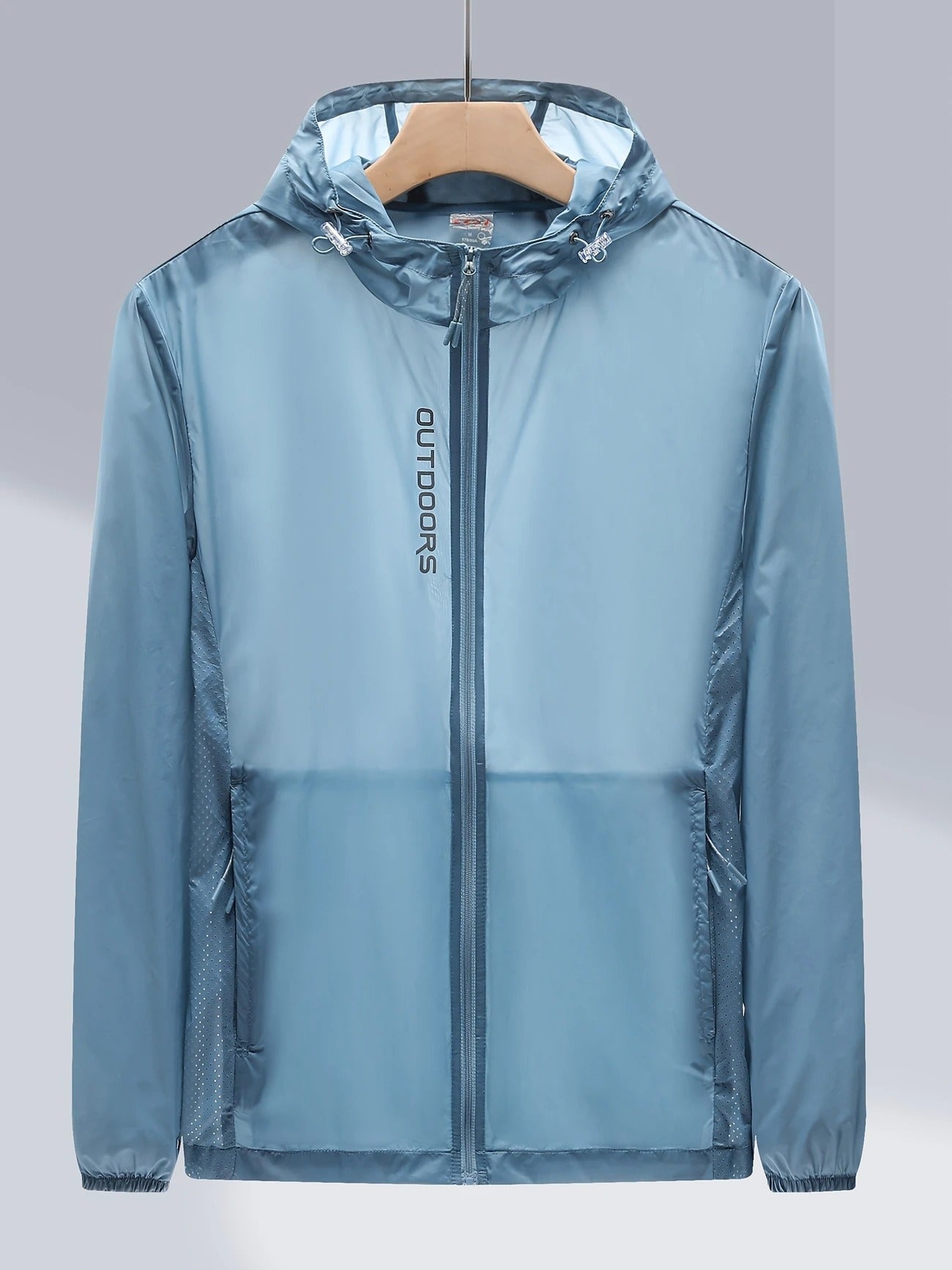 Herren-Sonnenkapuzenpullover mit LSF 50+ – Leichter Reißverschluss mit Taschen | Feuchtigkeitsableitend und atmungsaktiv | 2208