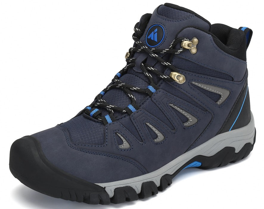 Herren Atmungsaktiv Wasserdicht Strapazierfähige Zehenpartie Anti-Rutsch Sicherheits Trekking Wanderschuhe | A15 