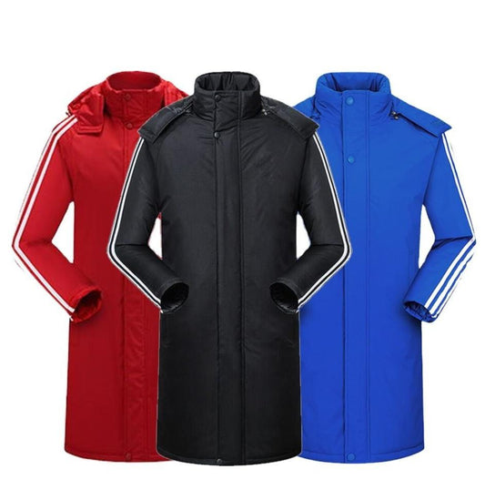 High Quality Football Winter Jersey Bubble Training Sports Waterproof Coat Mid-Length Puffer Jacket | A999