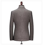 Men's Wool Blend Suit Blazer | 2025 Autumn Winter Premium Business Suit Jacket | Mid-Weight Formal Office Wear | 2513-398