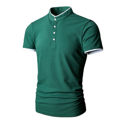 Polo da golf da uomo, estiva, a maniche corte, multicolore, abbinata | 1031 