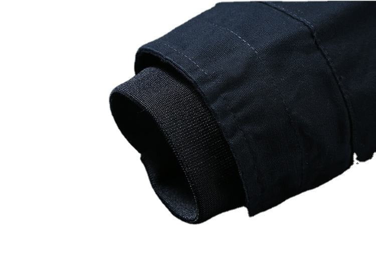 Herren Winter Warm Lamm Dicker Pelzkragen Fleece Bomber Jeansjacke | AL-1855 