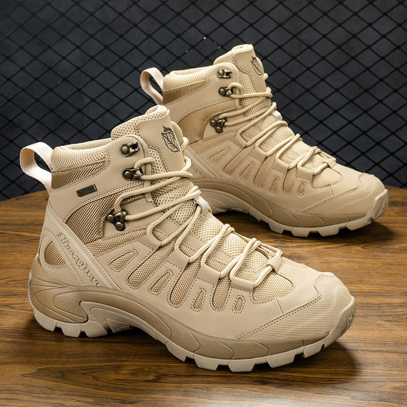 Tactical Combat Boots | Waterproof Breathable Military Hiking Boots | High-Top Climbing & Training Footwear | TRK888