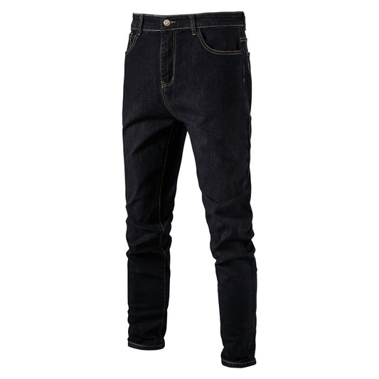 Jeans da uomo, jeans casual in denim aderenti, pantaloni in denim elasticizzato | 515-6183 