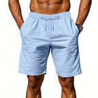 Leichte Strandshorts aus Leinenmischung für Herren – Relaxed Fit 5-Zoll-Freizeitshorts | WW-2 