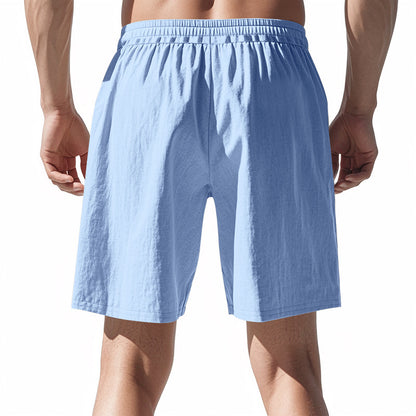 Leichte Strandshorts aus Leinenmischung für Herren – Relaxed Fit 5-Zoll-Freizeitshorts | WW-2 