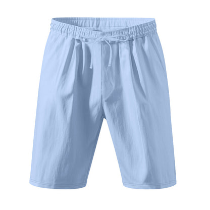 Leichte Strandshorts aus Leinenmischung für Herren – Relaxed Fit 5-Zoll-Freizeitshorts | WW-2 