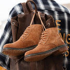 Britische Retro-Lederstiefeletten für Herren, modische Thermo-Outdoor-Schuhe | 8916 