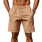 Leichte Strandshorts aus Leinenmischung für Herren – Relaxed Fit 5-Zoll-Freizeitshorts | WW-2 