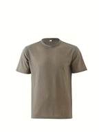 Herren-T-Shirt mit Bambusstreifen, kurzärmelig, atmungsaktiv, dehnbar, für den Sommer, Freizeitkleidung | 115 CSF 