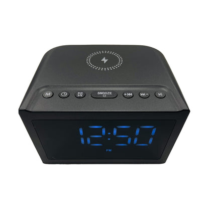 15W Wireless Charging Large Screen Alarm Clock Portable Bluetooth Speaker | 2023