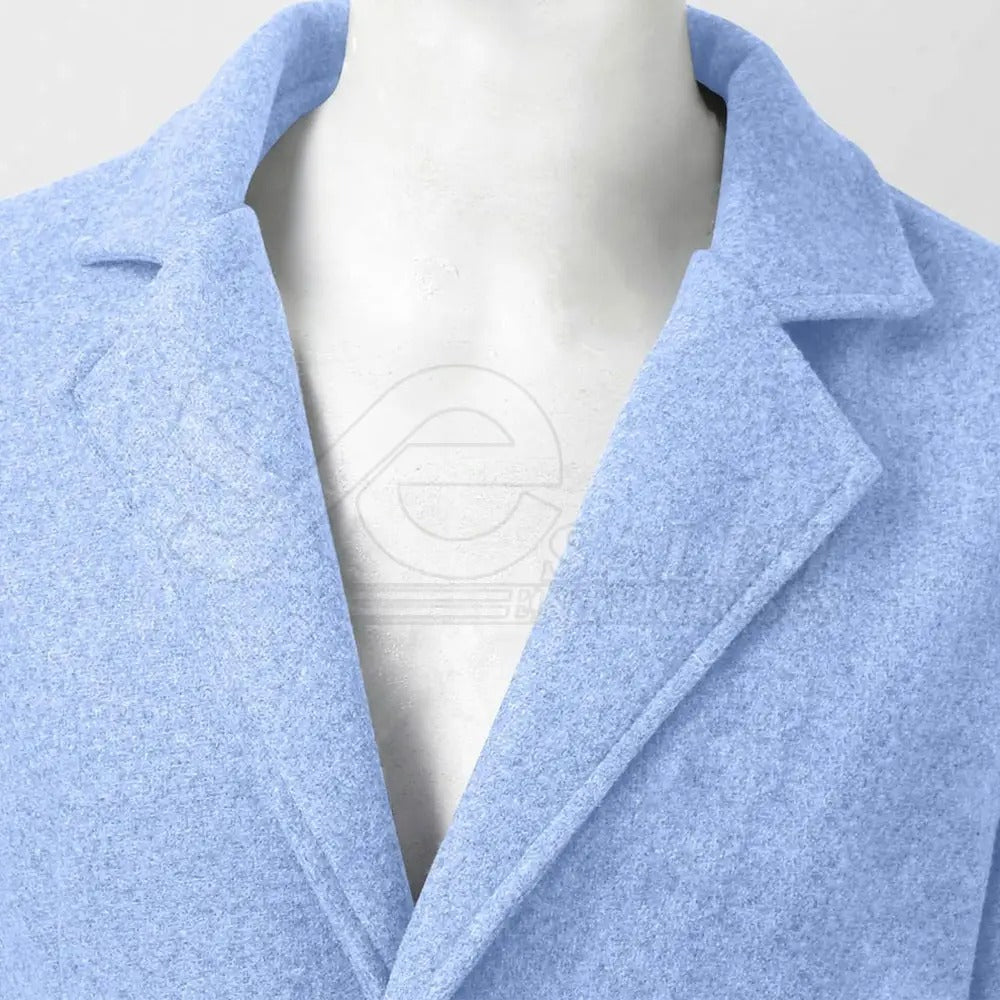 Herrenmode Trenchcoats Lässige, solide Jacke Windbreaker Warmer Wintermantel | 1211MF3 